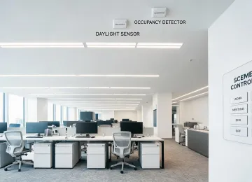 Commercial office lighting control zone